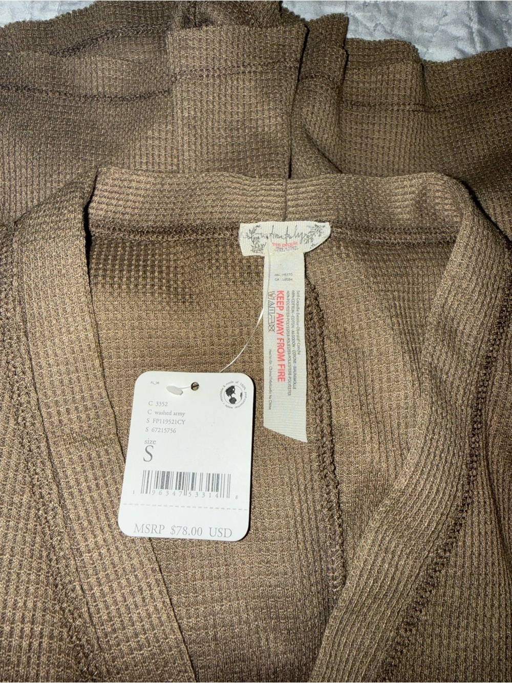 Free People Intimately Ribbed Henley Romper - Picture 4 of 4